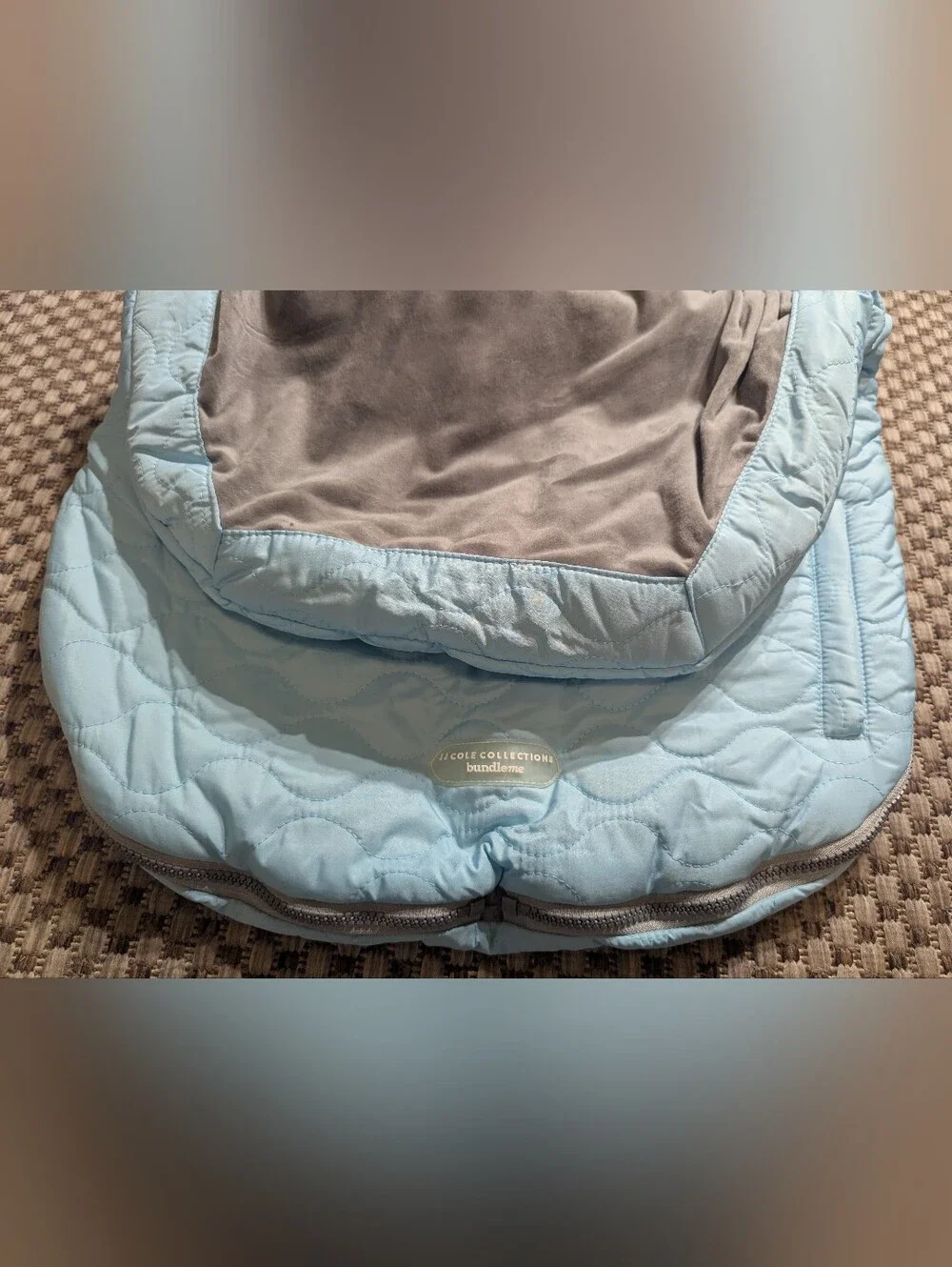 JJ Cole Collections Urban Bundleme Cozy Infant Car Seat Cover Winter NWT Teal
